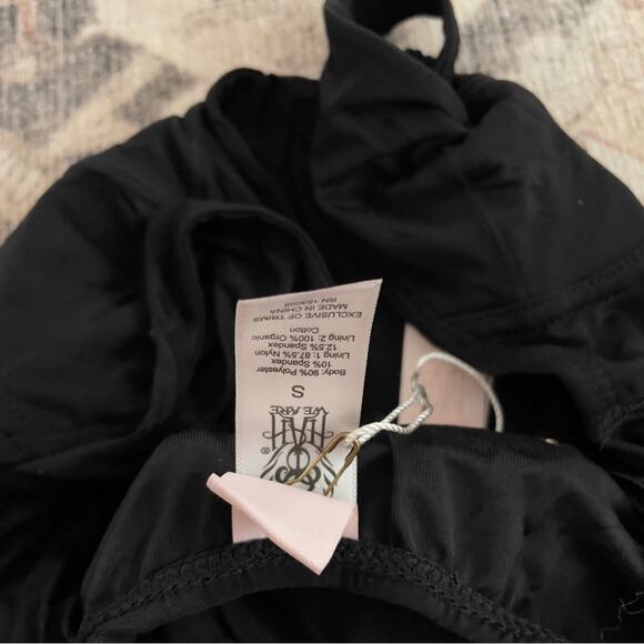We Are HAH (Hot as Hell) Eyes On Top Black Bodysuit New Small - Picture 8 of 10